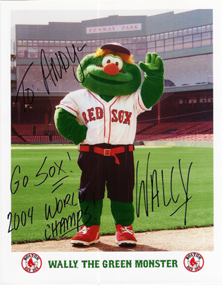 Wally the Green Monster and World Series Trophy to Visit Merrimac